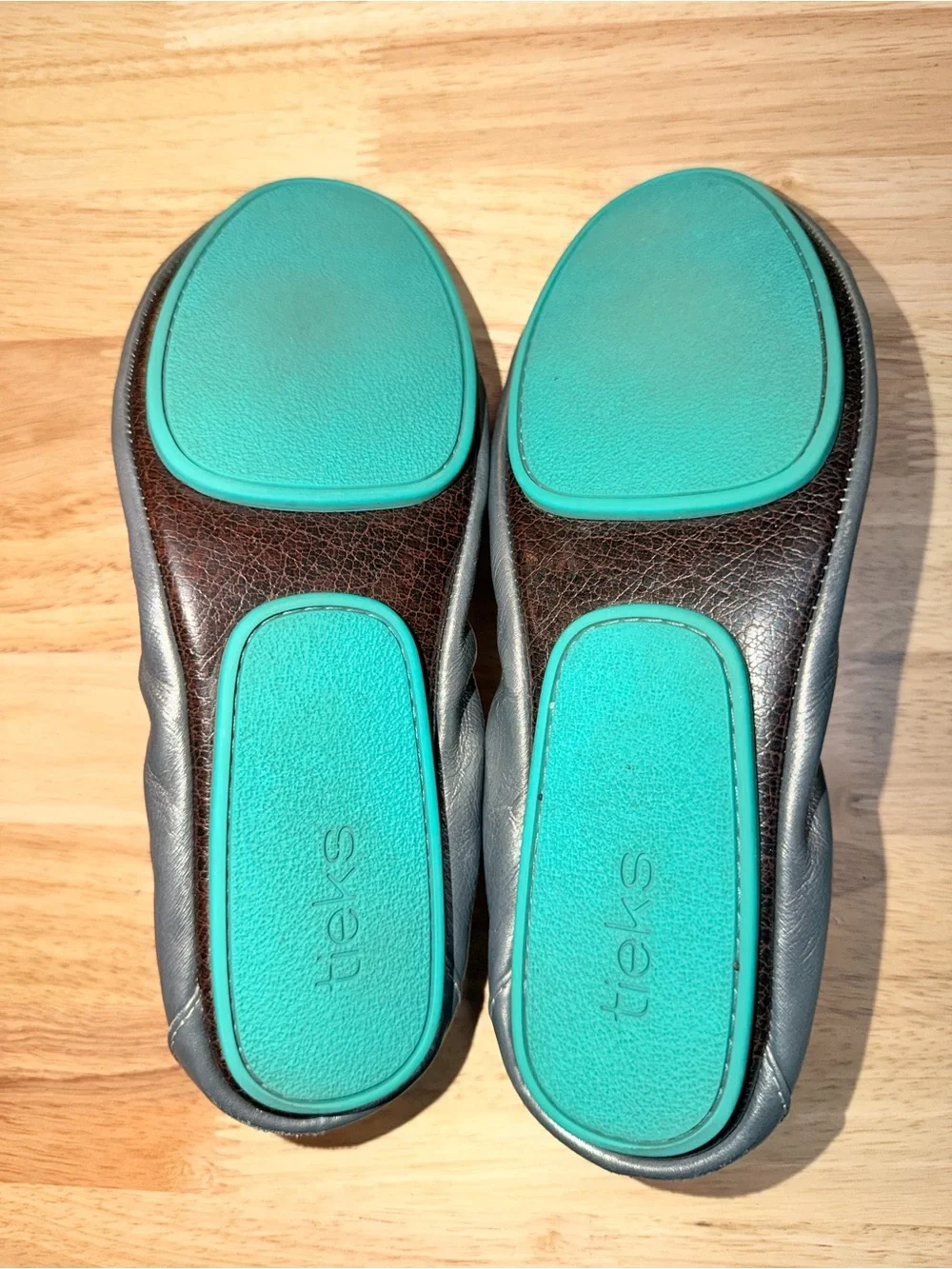 Tieks Pewter Ballet Flats
